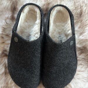 Birkenstock Zermatt Gray/Charcoal Wool Slipper/Shoe - Unisex EU 41.
